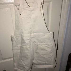 White fitted GAP overalls